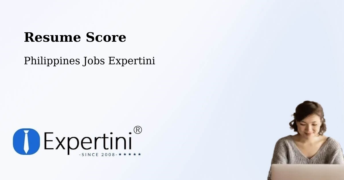 Resume Score & Job Description Match Tool – Mapulo - Philippines Jobs Expertini